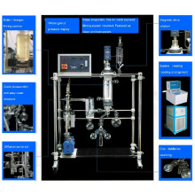 Appareil de distillation du système de distillation à court trajet bon marché pour laboratoire